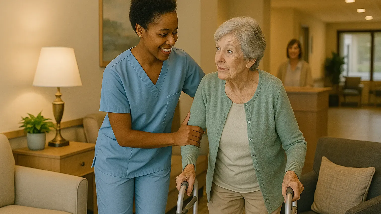 An assisted living residence environment